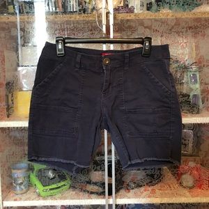 Navy blue Bermuda shorts